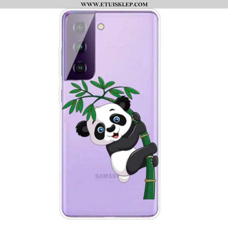 Etui do Samsung Galaxy S21 5G Panda Na Bambusie